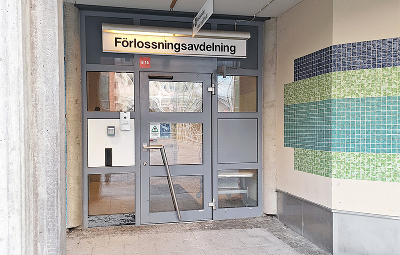 Entré till förlossningen under kvällar, helger och nätter